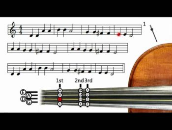 Twinkle Twinkle Little Star (metronome only) – Violin tutorial