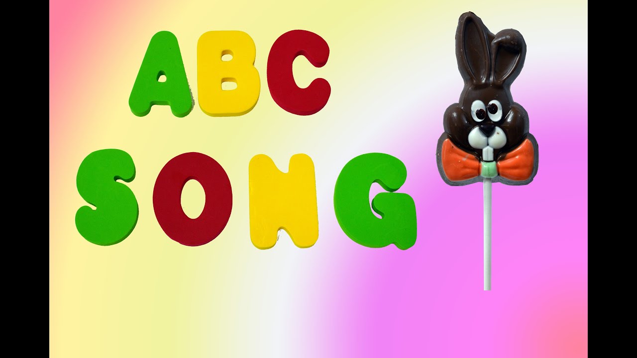 ABC Song for Kids Chockolade Easter Bunny Funny | Английский алфавит шоколадный заяц