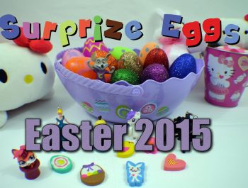 Easter Surprise Eggs 2015  Яйца с сюрпризом 2015 (игрушки) Bambuc TV