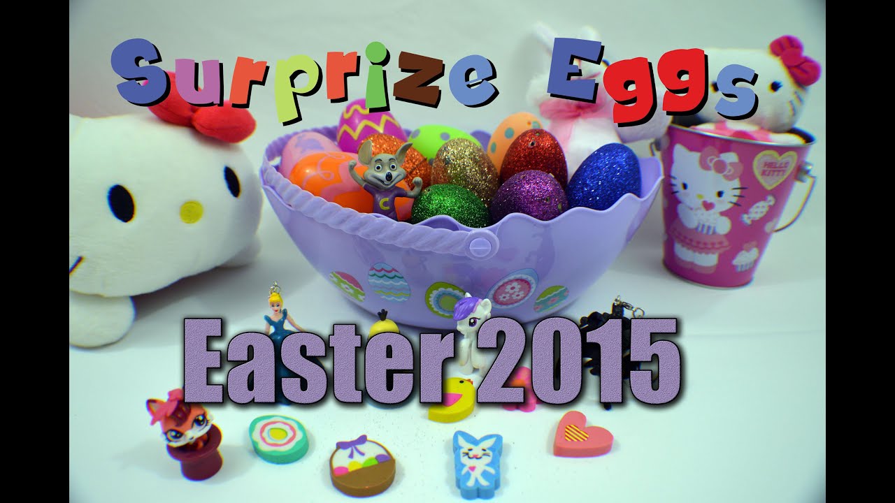 Easter Surprise Eggs 2015  Яйца с сюрпризом 2015 (игрушки) Bambuc TV