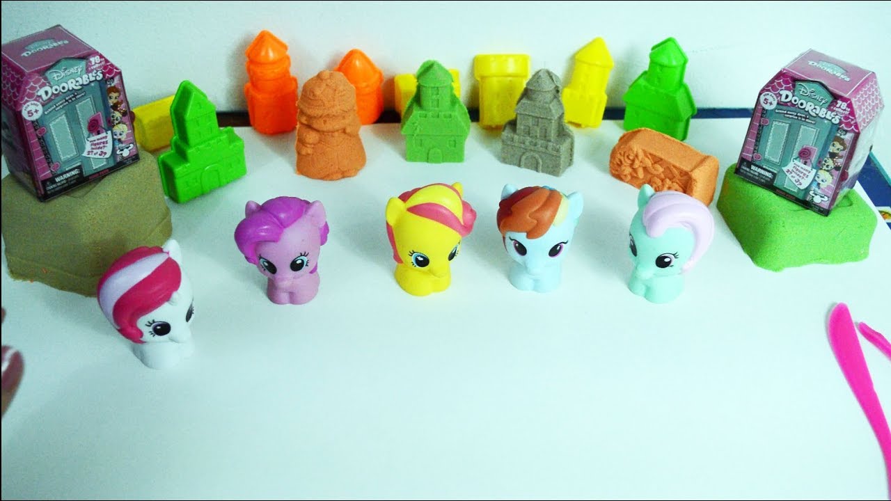 Learn colors count to five My Little Pony Disney Doorables Hatchimals Hatchibabies