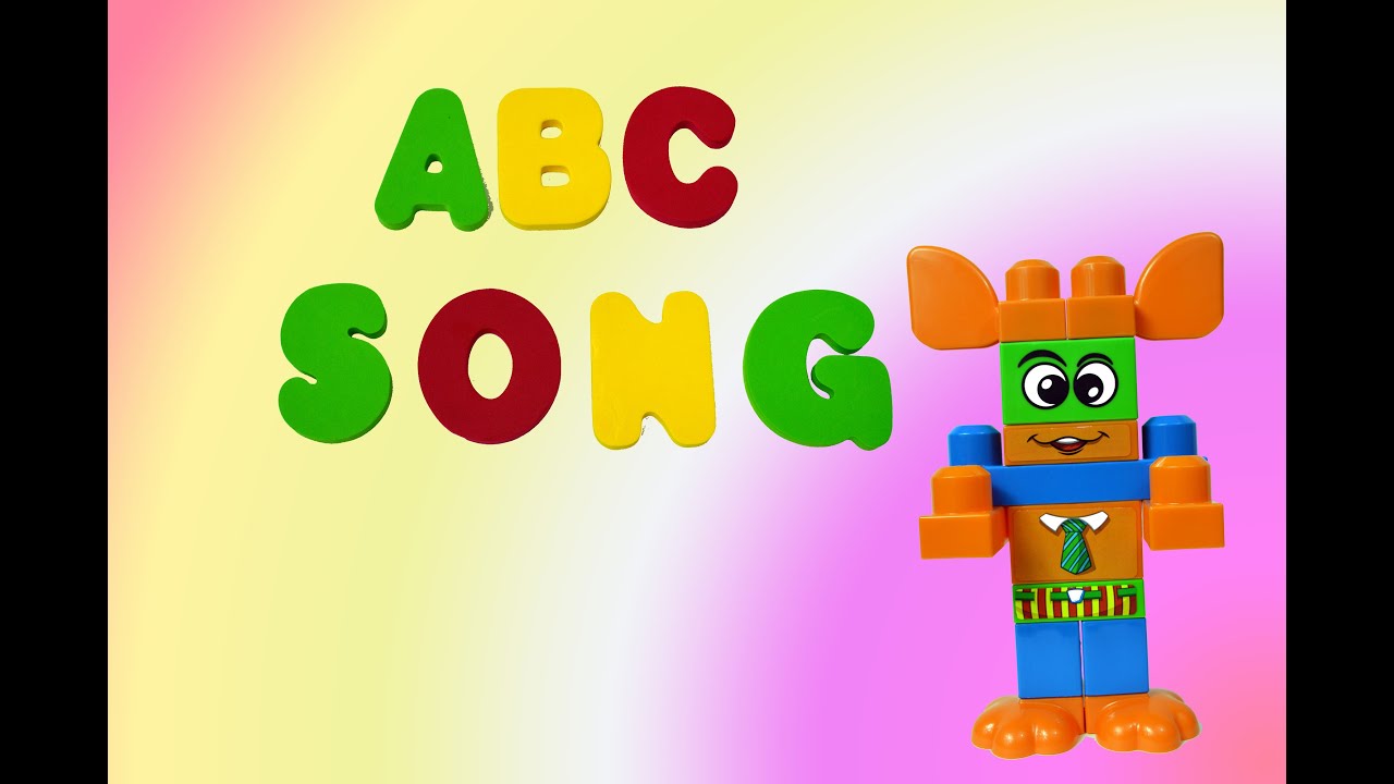 ABC Song for Kids Lego Mega Blocks Funny | Алфавит английский песенка