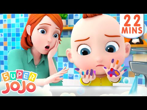 Wash Your Hands Song | Healthy Habits For Kids + More Nursery Rhymes & Kids Songs – Super JoJo