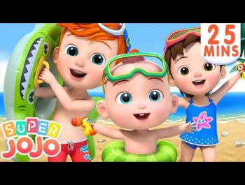 Beach Song | Fun Day at the Beach + More Nursery Rhymes & Kids Songs – Super JoJo
