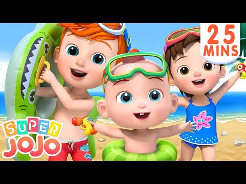 Beach Song | Fun Day at the Beach + More Nursery Rhymes & Kids Songs – Super JoJo