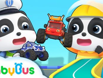 Baby Panda and Super Monster Cars | Super Rescue Team | Super Train, Policeman,Fire Truck | BabyBus