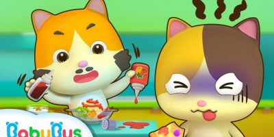 Baby Kitten Creates New Recipes | Cooking Pretend Play | Ice Creams, Hamburger Song | BabyBus