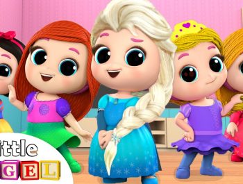 Five Little Princesses | Nursery Rhymes & Kids Songs – Little Angel