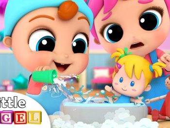 Baby Brother Learns to Play with the Dollhouse | Little Angel Kids Songs & Nursery Rhymes