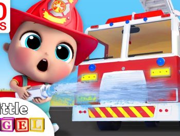 Fire Truck Song | Firefighter to the Rescue | Nursery Rhymes – Little Angel