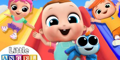 Playtime with Itsy Bitsy |  Playground Song | Little Angel Nursery Rhymes & Kids Songs