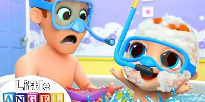 Bath Time with Dad | Nursery Rhymes and Kids Songs by Little Angel