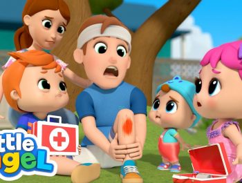 Daddy Got a Boo Boo | Little Angel Kids Songs & Nursery Rhymes