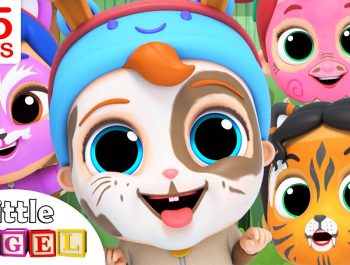 We Are Doing The Animal Dance | Face Paint Song | Little Angel Kids Songs