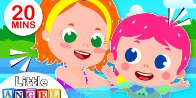 Baby Goes to the Pool | Swimming Safety Tips with Jill | Kids Songs & Nursery Rhymes by Little Angel