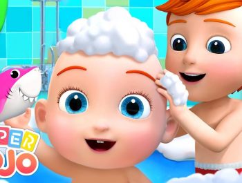Bath Song | Baby Shark | Super JoJo Nursery Rhymes & Kids Songs
