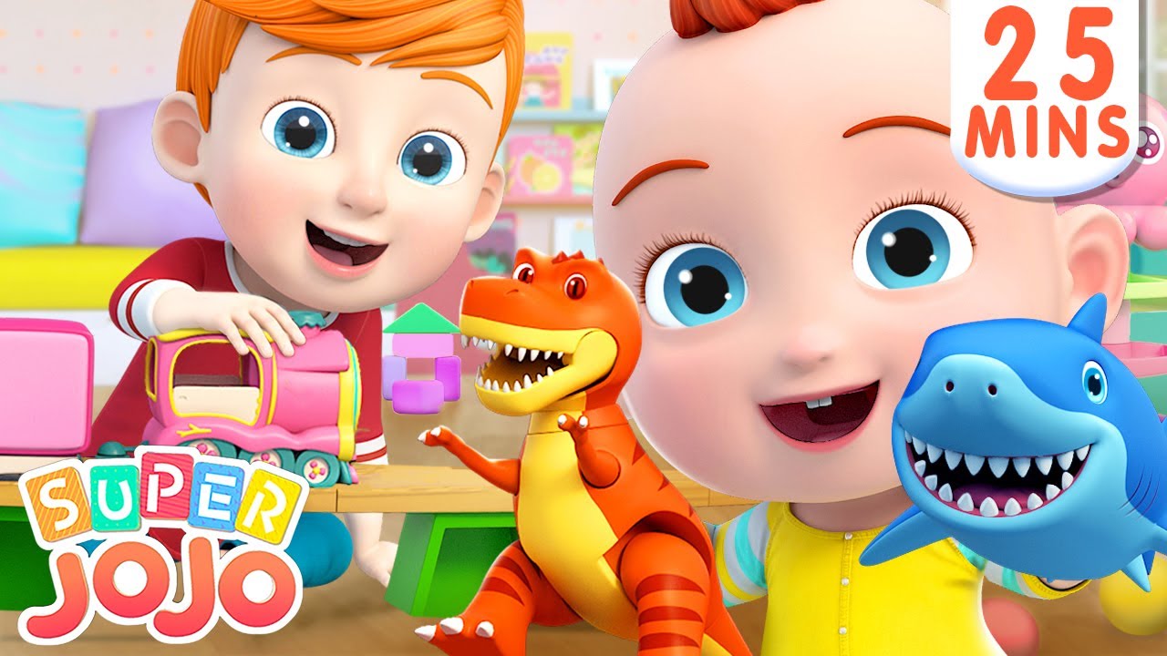 Clean Up Toys Song | Tidy Up Song + More Nursery Rhymes & Kids Songs -Super JoJo