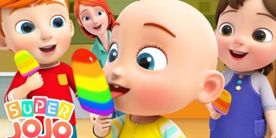 Rainbow Ice Cream – Colors Song | Learn Colors | Super JoJo Nursery Rhymes & Kids Songs