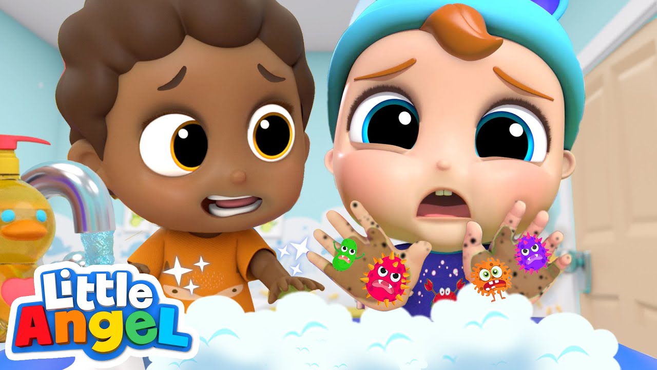 Wash Your Hands More! | A Cleaning Song | Little Angel Kids Songs