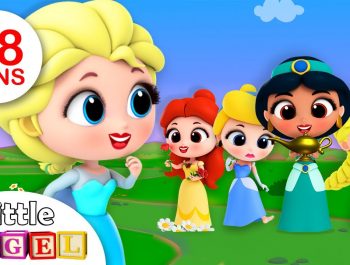 5 Little Princesses Song | Kids Songs and Nursery Rhymes by Little Angel