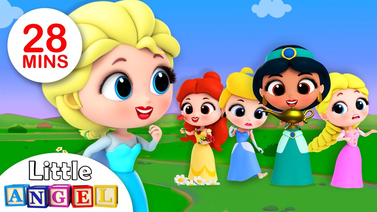 5 Little Princesses Song | Kids Songs and Nursery Rhymes by Little Angel