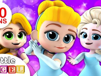 Disney Princesses Get Ready for the Ball! | Baby Panda Healthy Habits | Kids Songs by Little Angel