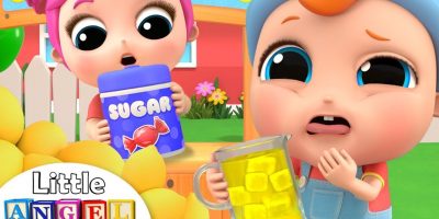 Let’s Make Some Lemonade | Lemonade Stand Song | Little Angel Kids Song