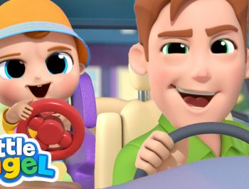 Daddy, I Want To Be Like You! | Little Angel Kids Songs and Nursery Rhymes