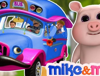 The Wheels on the Bus | Blue Wheels on the Bus | Nursery Rhymes Collection | YouTube Nursery Rhymes