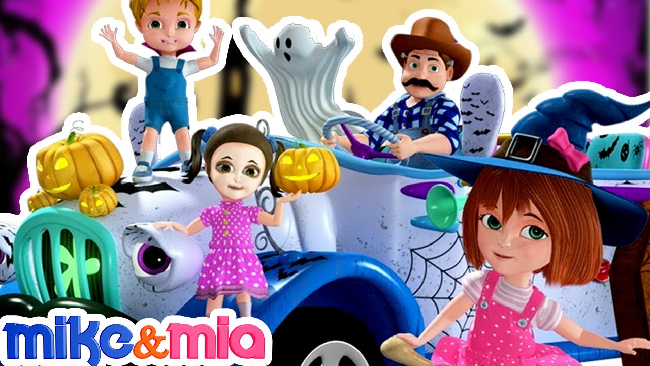 Halloween Songs for Kids, Children, Toddlers | Haunted House | Best Nursery Rhymes by Mike and Mia