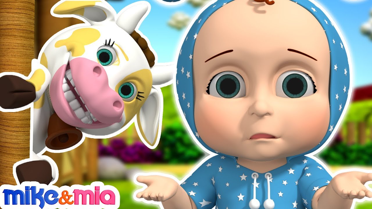 😂 Farmer Lost His Cow | The Cow Song | Nursery Rhymes 🐄