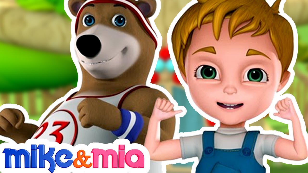 Head shoulders Knees and Toes | Kids Songs and Nursery Rhymes | Songs for Children by Mike and Mia