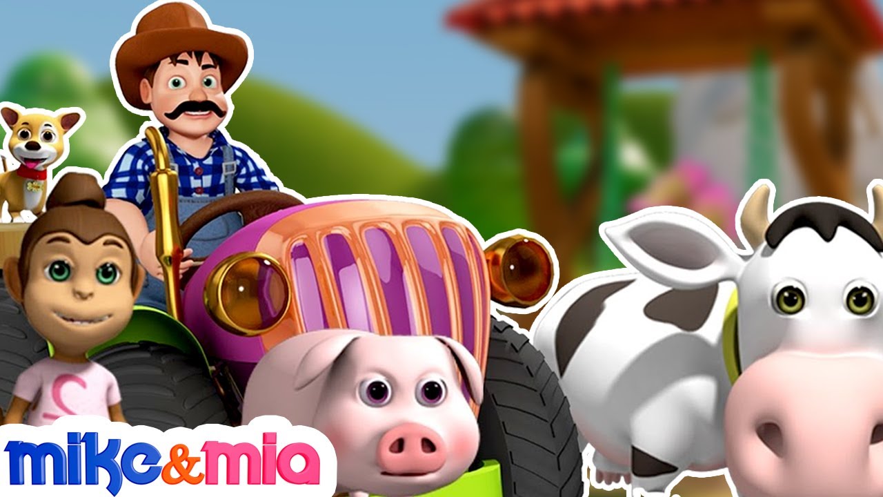 Old MacDonald Had a Farm | Animal Sounds for Children | Nursery Rhymes | Kids Songs by Mike and Mia