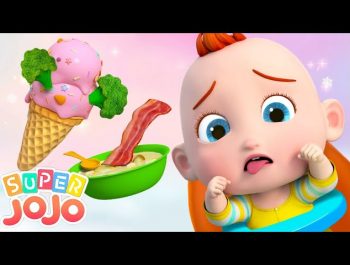 Do You Like Broccoli Ice Cream? | Super JoJo Nursery Rhymes & Kids Songs