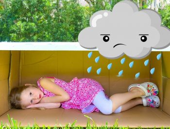 Nastya and the story about a new playhouse and a strange nanny