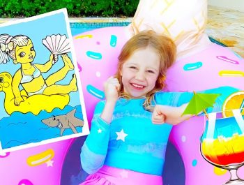 Nastya and her magical drawings