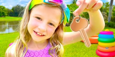 Nastya takes care of the baby as a nanny. Story for kids