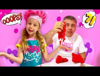 Nastya and dad get to know the world together.