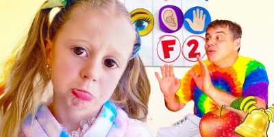 Nastya learn 5 human senses and other useful stories for kids.