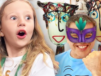 Nastya and Dad travel around Italy on summer vacation