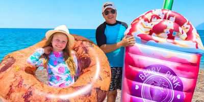 Nastya actively rests in Antalya