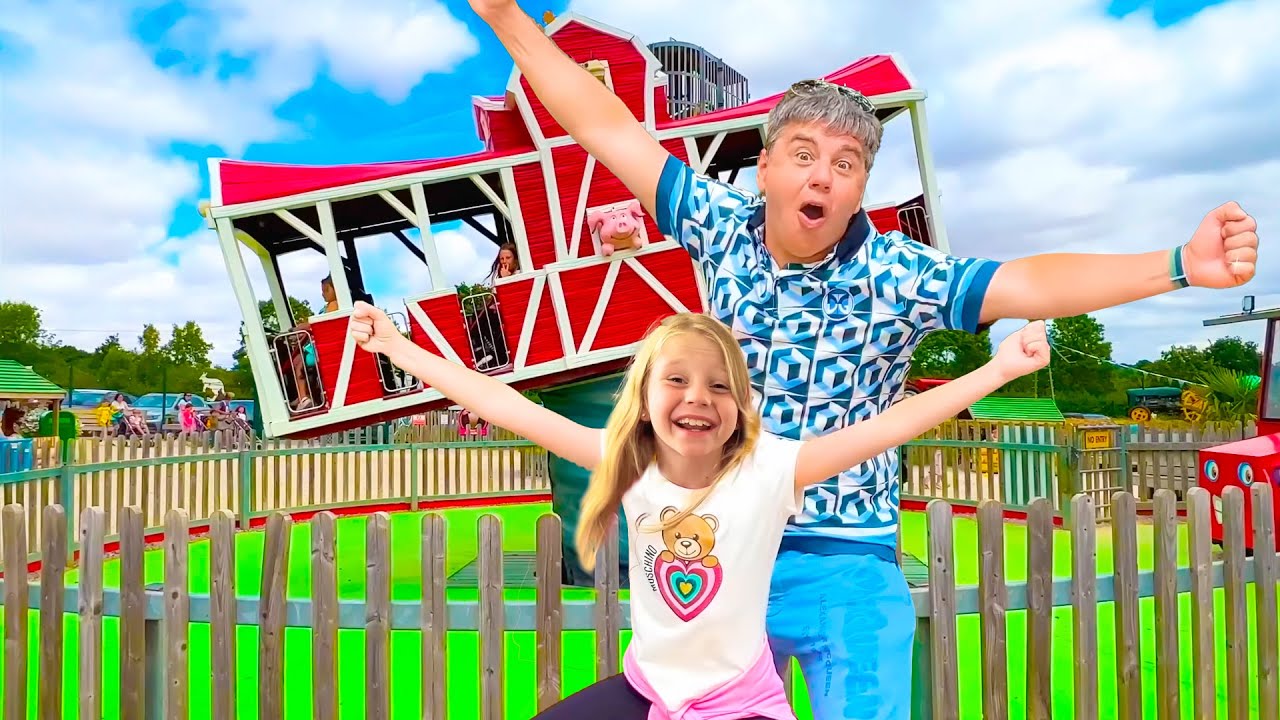 Nastya with her family in London